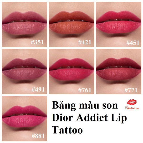 Son kem Dior Addict Lip Tattoo màu 421 Natural Tea unbox  MixASale