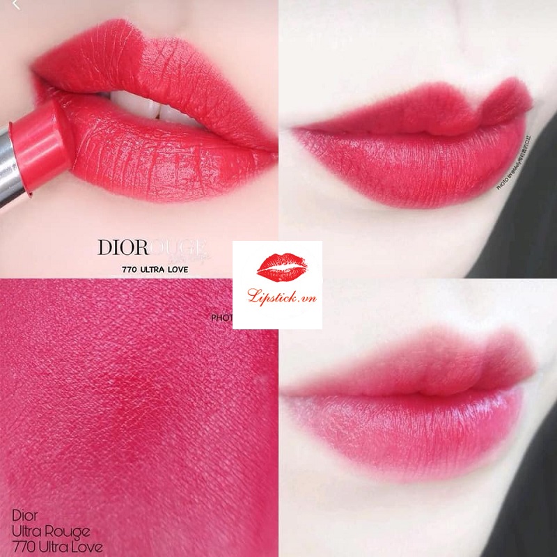 Son Dior Ultra Rouge 999 Ultra Dior Vỏ Đỏ  Màu Ðỏ Tươi BLANC