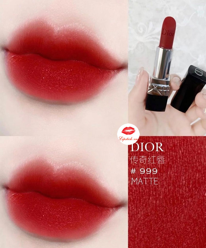 Chi tiết với hơn 55 về dior lipstick 999 velvet - cdgdbentre.edu.vn