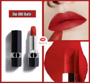 Son Dior Matte 888 Strong Red