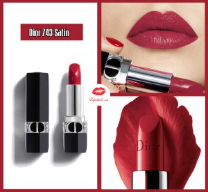 Son Dior Satin 743 Rouge Zinia