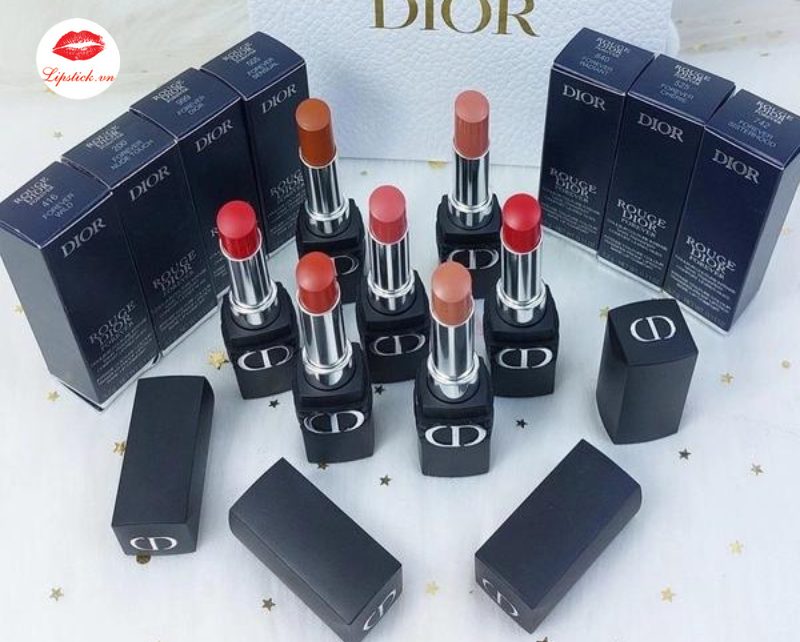 Son Dior Rouge Dior Metallic 525 Chérie New  Màu Hồng Đào  Vilip Shop   Mỹ phẩm chính hãng