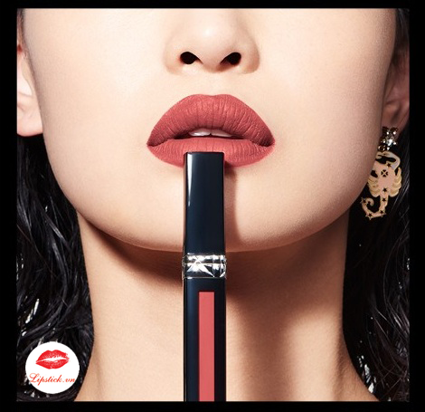 Review Son Dior 527 Rouge Liquid Reckless Matte Màu Đỏ Gạch