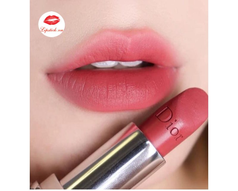 Review Son Dior 772 Rouge Classic Matte Màu Hồng Đất Nữ Tính