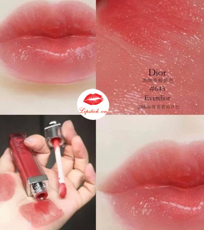 Son Dưỡng Bóng Dior 754 Magnify Addict Stellar Gloss Màu Hồng Nude